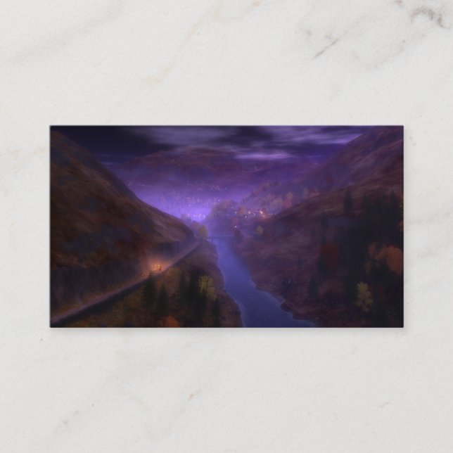 Highland Home Lights Bookmarks Business Card (Front)