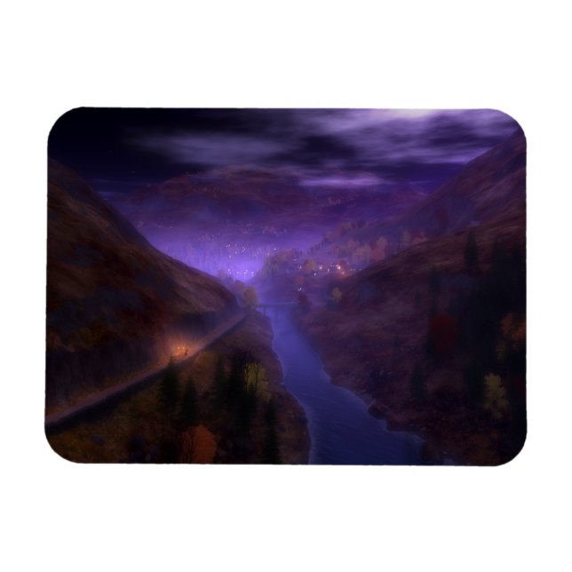 Highland Home Lights Flexible Magnet (Horizontal)