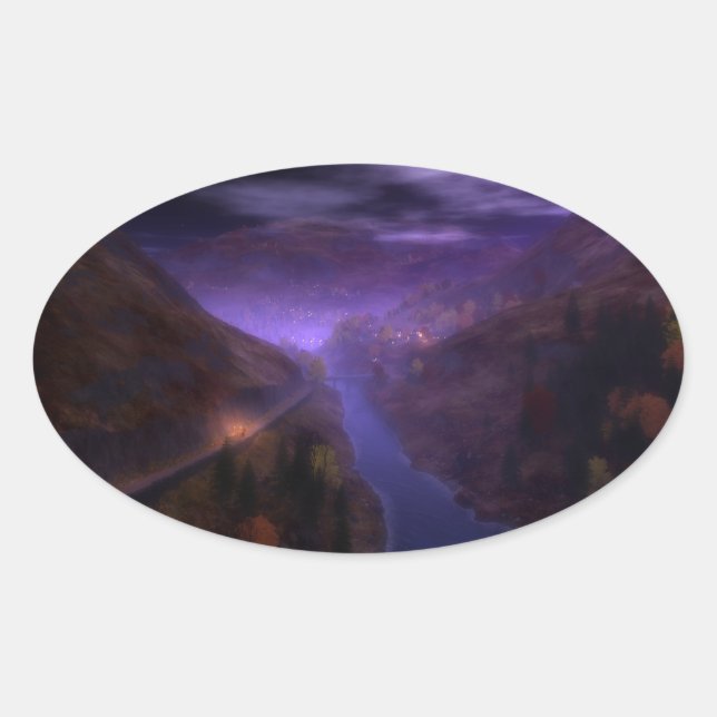 Highland Home Lights Stickers (Front)