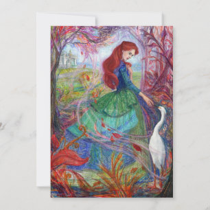 "Highland Lady." Flat Card