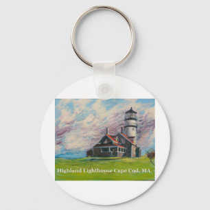 Highland Lighthouse Cape Cod, MA Key Ring