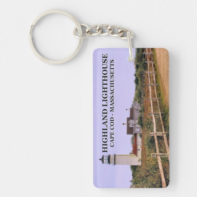 Highland Lighthouse, Cape Cod, Massachusetts Key Ring (Front)
