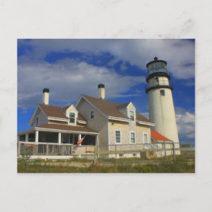 Highland Lighthouse Cape Cod Truro MA Postcard