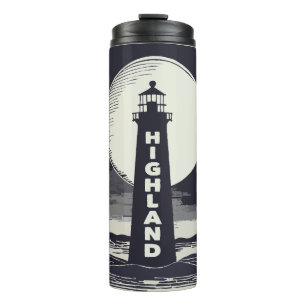 Highland Lighthouse Massachusetts Moon Thermal Tumbler