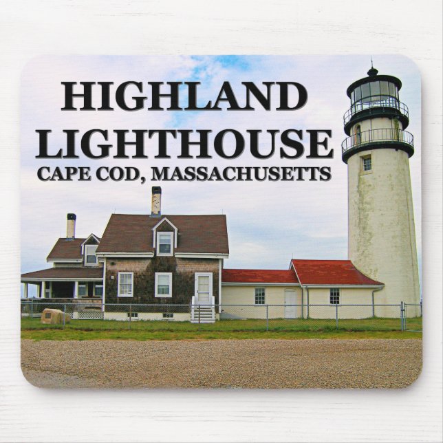 Highland Lighthouse, Massachusetts Mousepad (Front)