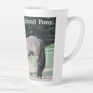 Highland pony latte cup