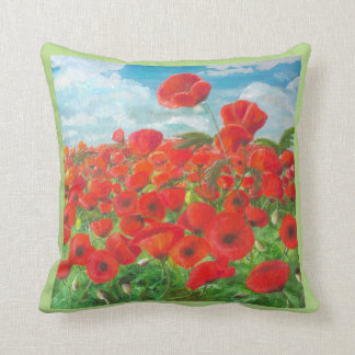 Highland Poppies Cushion