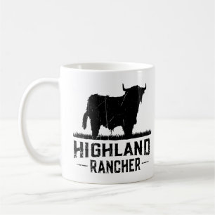 Highland Rancher - Scottish Highland Cow For Cattl Coffee Mug