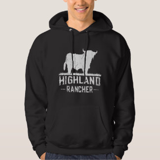 Highland Rancher - Scottish Highland Cow For Cattl Hoodie