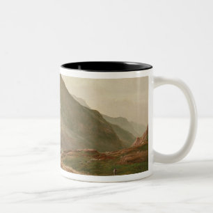 Highland scene Two-Tone coffee mug