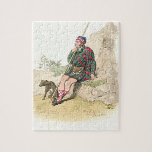 Highland Shepherd, from 'Costume of Great Britain' Jigsaw Puzzle