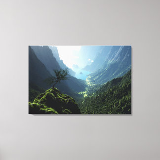 Highland Spring Wrapped Canvas