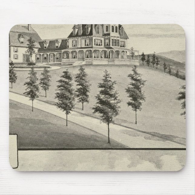 Highland View, Claremont, NH Mouse Mat (Front)