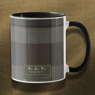 Highlands Dispatch: Personalised Tartan Field Mug
