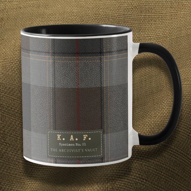 Highlands Dispatch: Personalised Tartan Field Mug (Creator Uploaded)