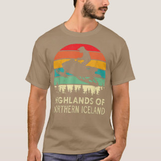 Highlands of Northern Iceland Snowmobile Riding Sn T-Shirt