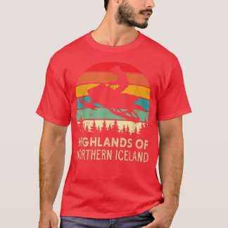 Highlands of Northern Iceland Snowmobile Riding Sn T-Shirt