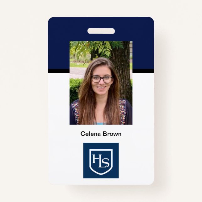 Highlands School Sample B ID Badge (Front)