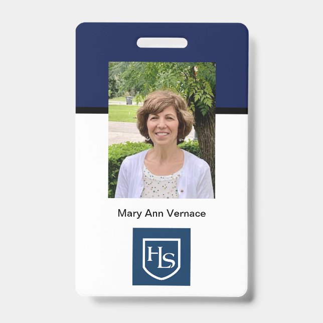 Highlands School Sample B ID Badge (Front)