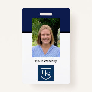 Highlands School Sample B ID Badge