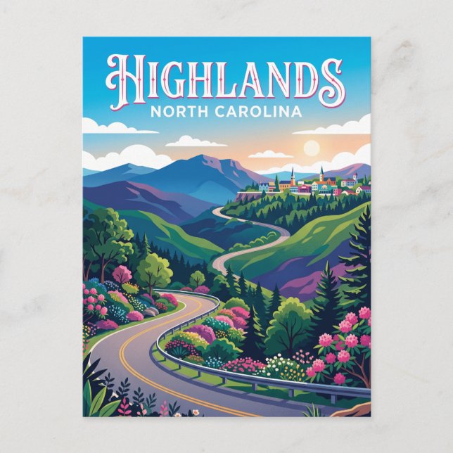 Highlands USA Postcard (Front)
