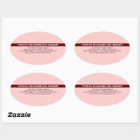 Highlighted Business Name on Light Red