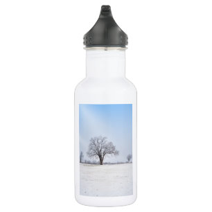 Highlighted Winter Oak Tree Stainless Steel Water 532 Ml Water Bottle