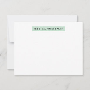Highlighter A2 Stationery - Mint Card