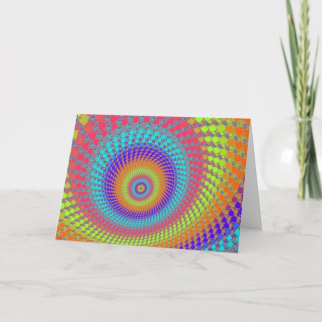 Highlighter Pen Roundalls Greetings Card (Front)