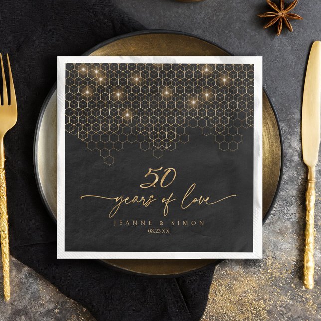 Highlights Gold 50th Anniversary ID1165 Napkin (Creator Uploaded)