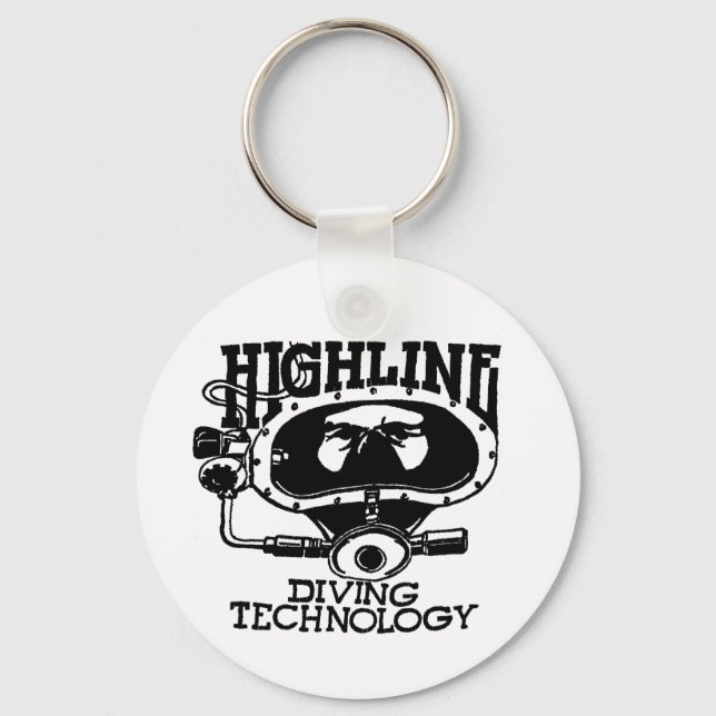 Highline Diving Technology Key Ring (Front)