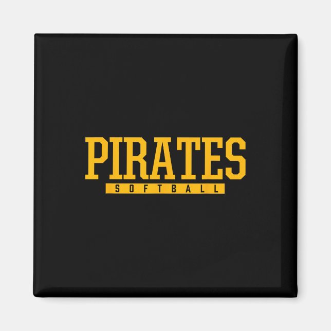 Highline Pirates Softll Hs  Magnet (Front)