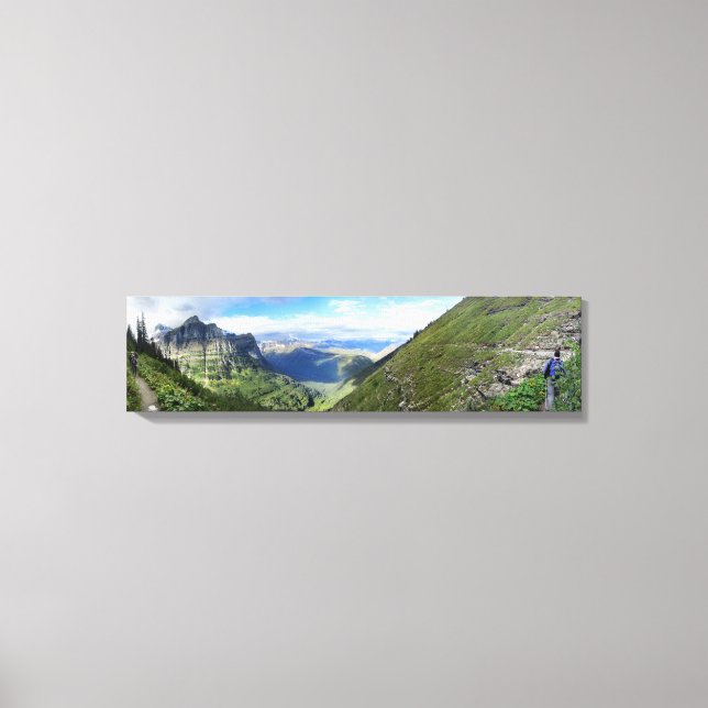 Highline Trail - Glacier National Park Canvas Print (Front)