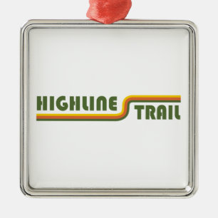 Highline Trail Glacier National Park Metal Tree Decoration