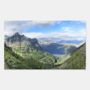Highline Trail - Glacier National Park Rectangular Sticker