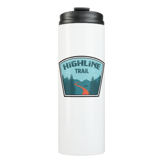 Highline Trail Glacier National Park Thermal Tumbler (Front)