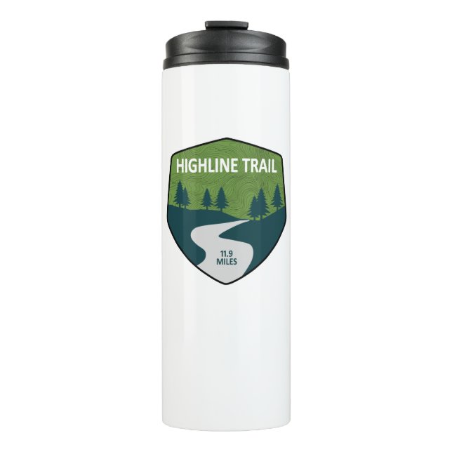 Highline Trail Glacier National Park Thermal Tumbler (Front)
