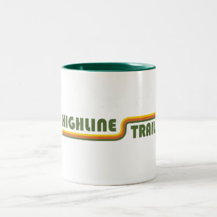 Highline Trail Glacier National Park Two-Tone Coffee Mug