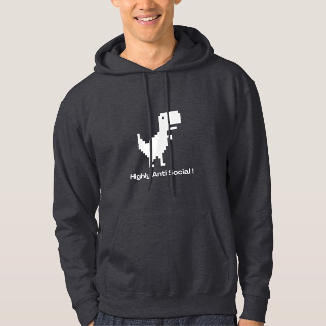 Highly Anti Social - Introvert Hoodie (Front)