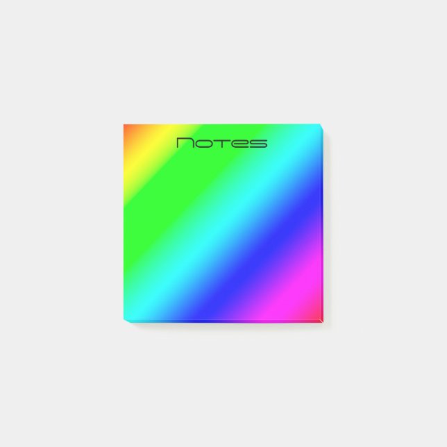 Highly Colourful Post-it Notes (Front)