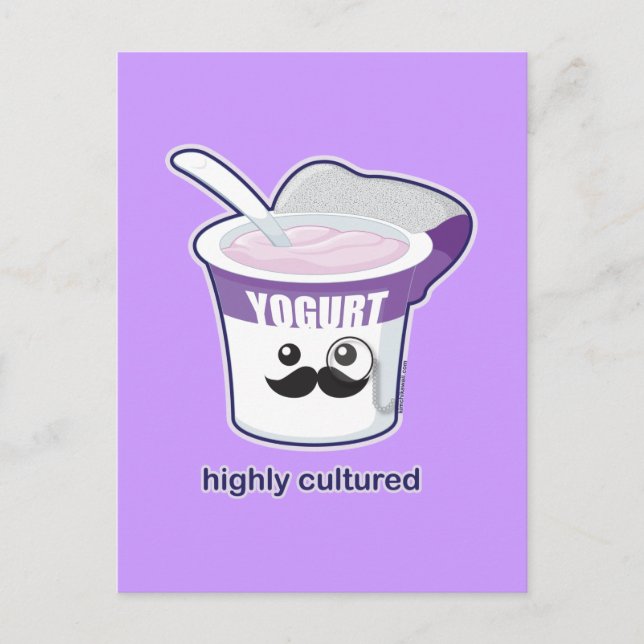 Highly Cultured Postcard (Front)