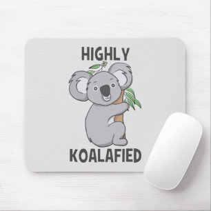 Highly Koalafied Koala Mouse Mat