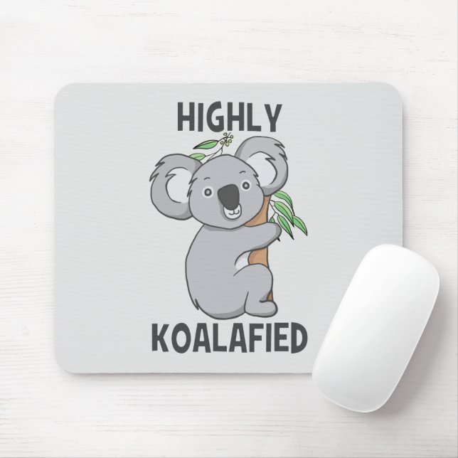Highly Koalafied Koala Mouse Mat (With Mouse)
