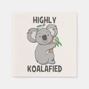 Highly Koalafied Koala Napkin