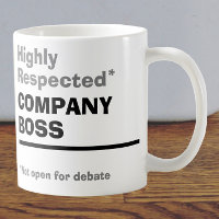 Highly Respected Company Boss
