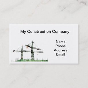 Highrise Construction Company Business Card