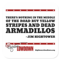 Hightower Lowdown: Nothing in the middle (Sticker)