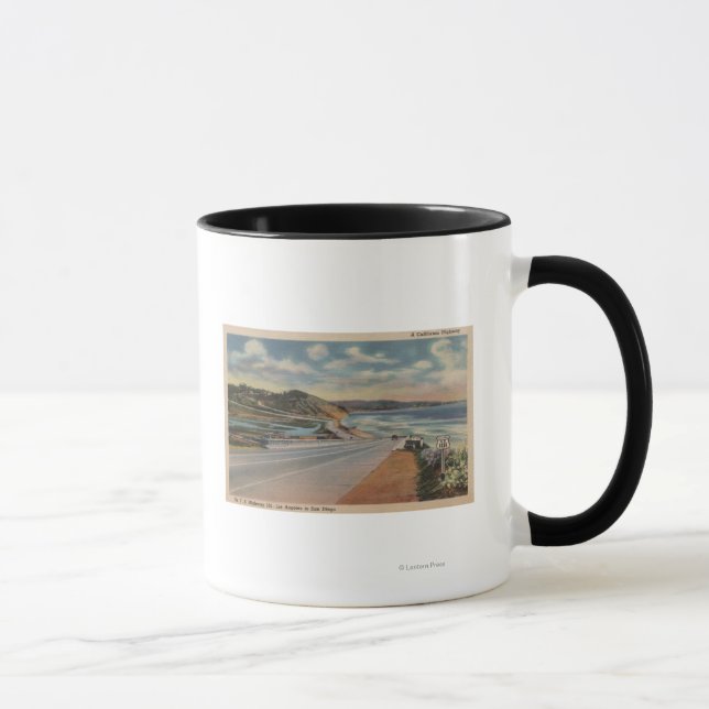 Highway 101 on the Coast of California ViewState Mug (Right)