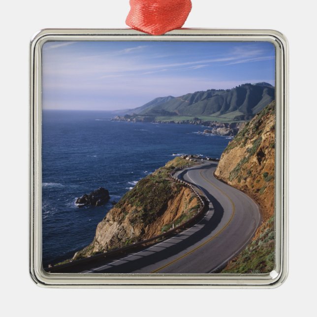 Highway 1 along the California Coast near Metal Tree Decoration (Front)