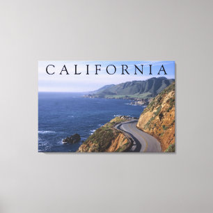 Highway 1   Carmel California Canvas Print